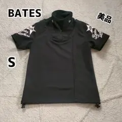 ​【美品】BATES ベイツ 半袖 ジャケット Sサイズ スターロゴ 黒のサムネイル