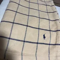 RALPH LAUREN チェック柄 綿毛布のサムネイル