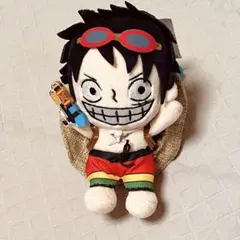ワンピース USJ ぬいぐるみキーチェーン ルフィ