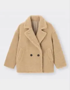 ジーユー　ボアハーフコート＋E　Mサイズ