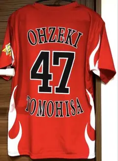 福岡ソフトバンクホークス　カチドキレッドTシャツ　大関友久　Lサイズ