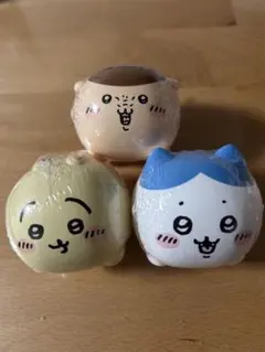 ちいかわ貯金箱 はちわれ うさぎ 栗まんじゅう3点セット
