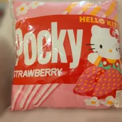 懸賞当選品　ハローキティ ポッキー ストロベリー クッション サンリオ
