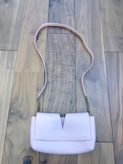 JIL SANDER ピンク レザー ショルダーチェーンバッグのサムネイル