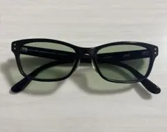美品　JINSサングラス　スモークグリーン