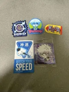 ハンターハンター キルア ステッカー ウエハース シール 新品未使用 未開封
