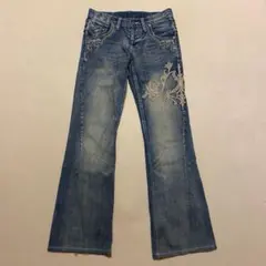 GUCCI スタッズ付きフレアデニムパンツ - メルカリ