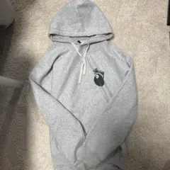 Stussy 8ボールグレー パーカー M
