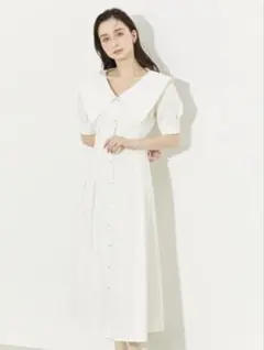 rienda BIGカラータックフレシャツワンピース