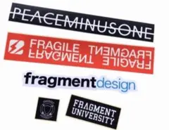 FRAGMENT藤原ヒロシ & PEACEMINUSONE ステッカーセット