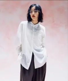 LEPSIM サラキレ長袖ポンチョシャツ