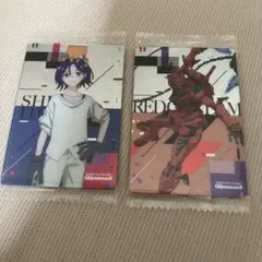 【ジークアクス】ガンダム　ウエハース　カード　シュウジ　赤いガンダム