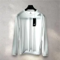 adidas アディダス 長袖 Tシャツ 白 S ユニセックス 未使用 タグ付