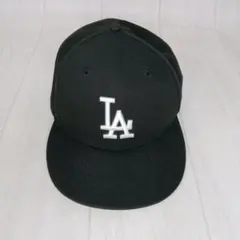 ニューエラ 9FIFTY ドジャース キャップ 黒 スナップバック つば裏灰