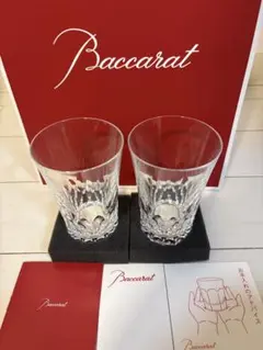Baccarat クリスタルプレート皿 2枚セット - メルカリ