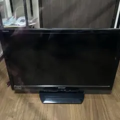 SHARP AQUOS LC-24K30液晶テレビ 本体RED+純正リモコン - メルカリ