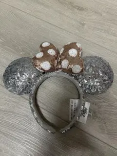 ミニーマウス風スパンコールカチューシャ