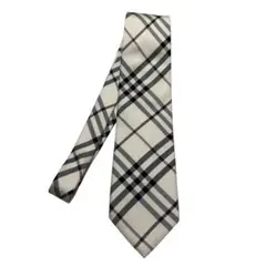美品 Burberry Black Label ノバチェック ネクタイ シルク