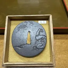 刀剣 刀装具 銘 加納夏雄刻 鍔 波千鳥 - メルカリ