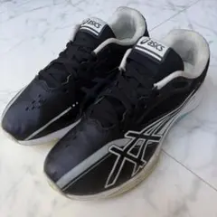 【訳あり価格】asics LAZERBEAM ジュニア 22.0cm ブラック