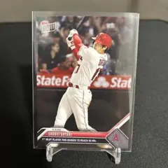 に*ん様 大谷翔平　40号到達　記念カード　topps 2