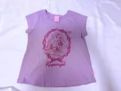ベビードール　ラプンツェル Tシャツ 紫色 120