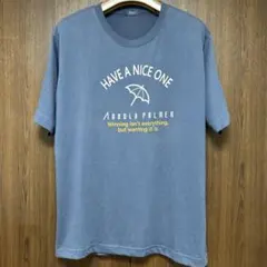 ARNOLD PALMER ロゴプリント Tシャツ ブルーのサムネイル