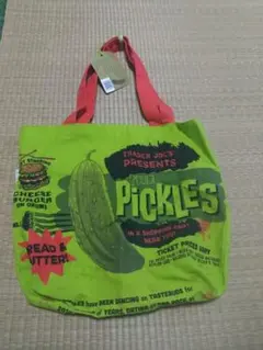 Trader Joe's トレーダージョーズ ピクルスデザイン エコバッグ