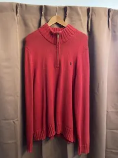 Polo by Ralph Lauren レッドニットセーター