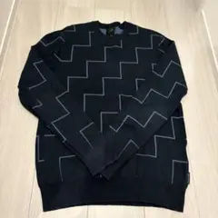【本日限定値下】Armani Exchange ネイビー ジグザグセーター XS