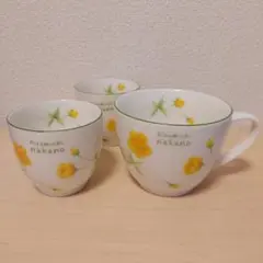hiromichi nakano　ティーカップ　珈琲カップ　湯飲み　３点セット