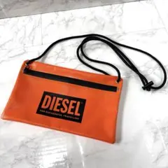 y072009 DIESEL サコッシュ オレンジ コンパクト ロゴ ショルダーのサムネイル
