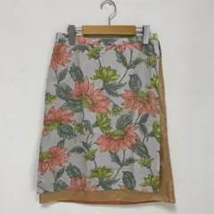 パラスパレス花柄プリント コットン100% スカート - メルカリ