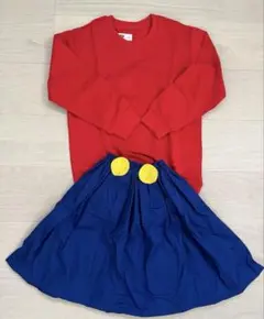 新品トレーナー、スカートセット　キッズコスプレ