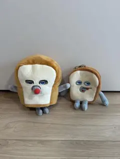 パンどろぼう　着脱式　ぬいぐるみ　パスケース　コインケース