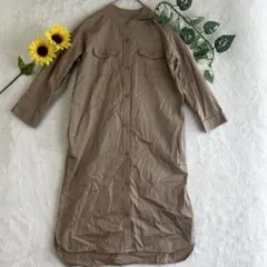 チャオパニックティピー シャツワンピース キッズ 120〜130 ベージュ　L