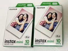 フジフィルム　FUJIFILM インスタックス ミニ チェキ用フィルム 2箱