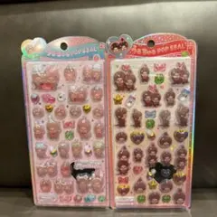 【新品未開封】正規品 うるちゅるポップシール もんちっち 2点セット