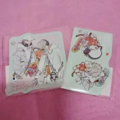 ヒズ・リトル・アンバー ナツメカズキ ダイカットステッカー 2点 セット