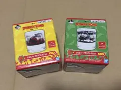 新品　未開封　ドンキーコング　1番くじ　E賞　シルエット　グラス　2個セット