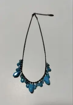 NATURAL BEAUTY BASIC 青色ネックレス