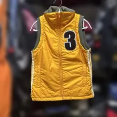 adidas ダウンベスト イエロー ナンバー3のサムネイル