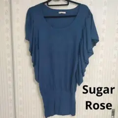Sugar Rose フリルニットカットソー