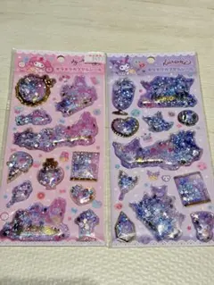 【正規品】キラキラカプセルシール　マイメロクロミ2枚セット