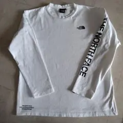 THE NORTH FACE　長袖　ロンT　XXL　3L 白　大きいサイズ　中古