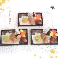 ミニチュアフード・小さい秋飾り