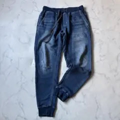 AZUL BY MOUSSY 　デニムライクジョガーパンツ　ジャージ◆6912
