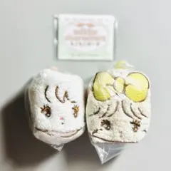 mikko characters　もこもこポーチ　2種セット　ガチャ