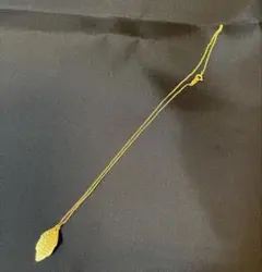 ゴールド リーフ型 ネックレス 美品