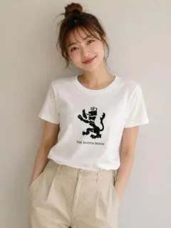 THE SCOTCH HOUSE 半袖 Tシャツ ホワイト 38のサムネイル